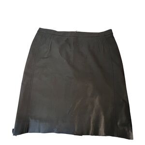 Peserico Made In Italy Womens Black Cotton Blend Skirt Size‎ 48